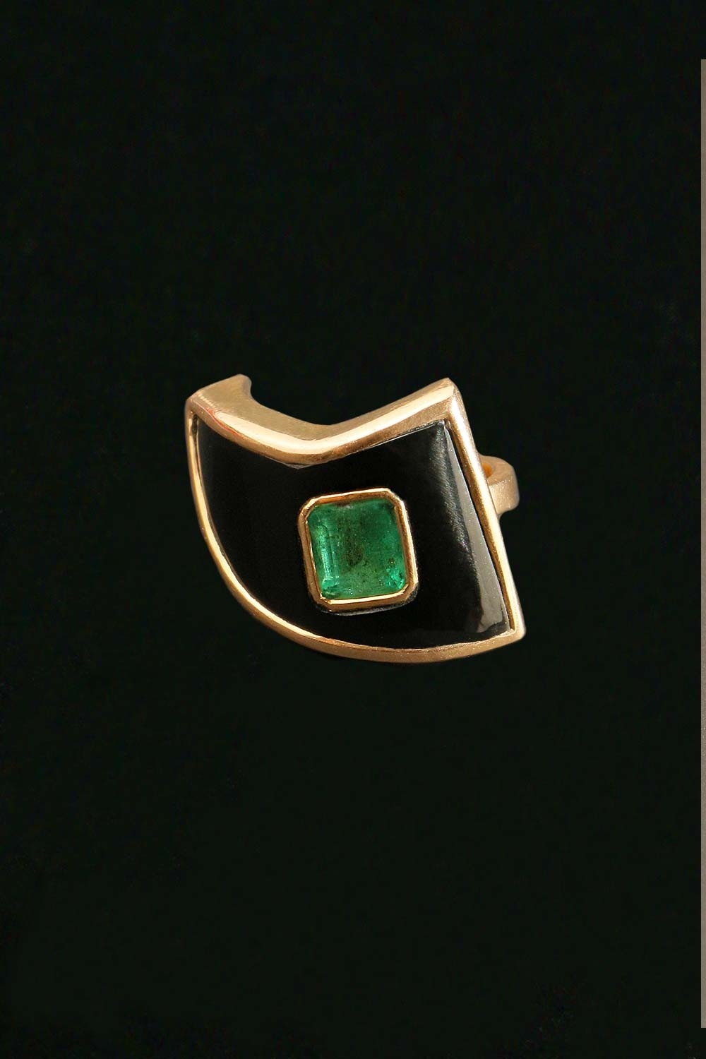 Emerald shark tooth