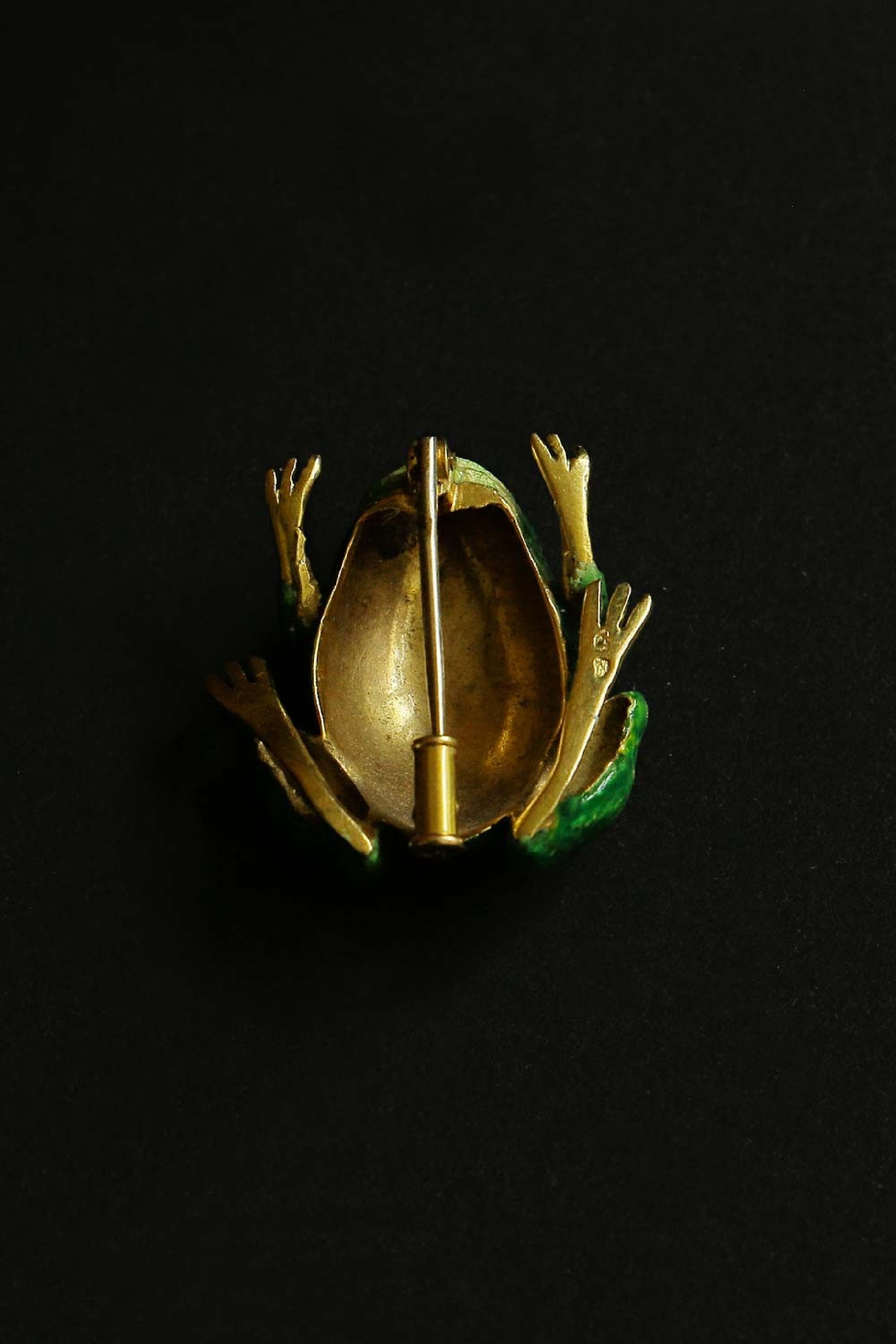 Frog brooch