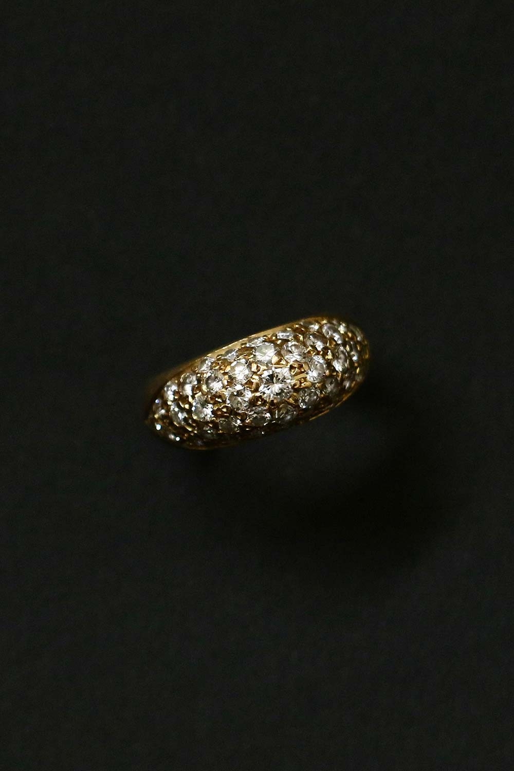 Bague jonc en diamants