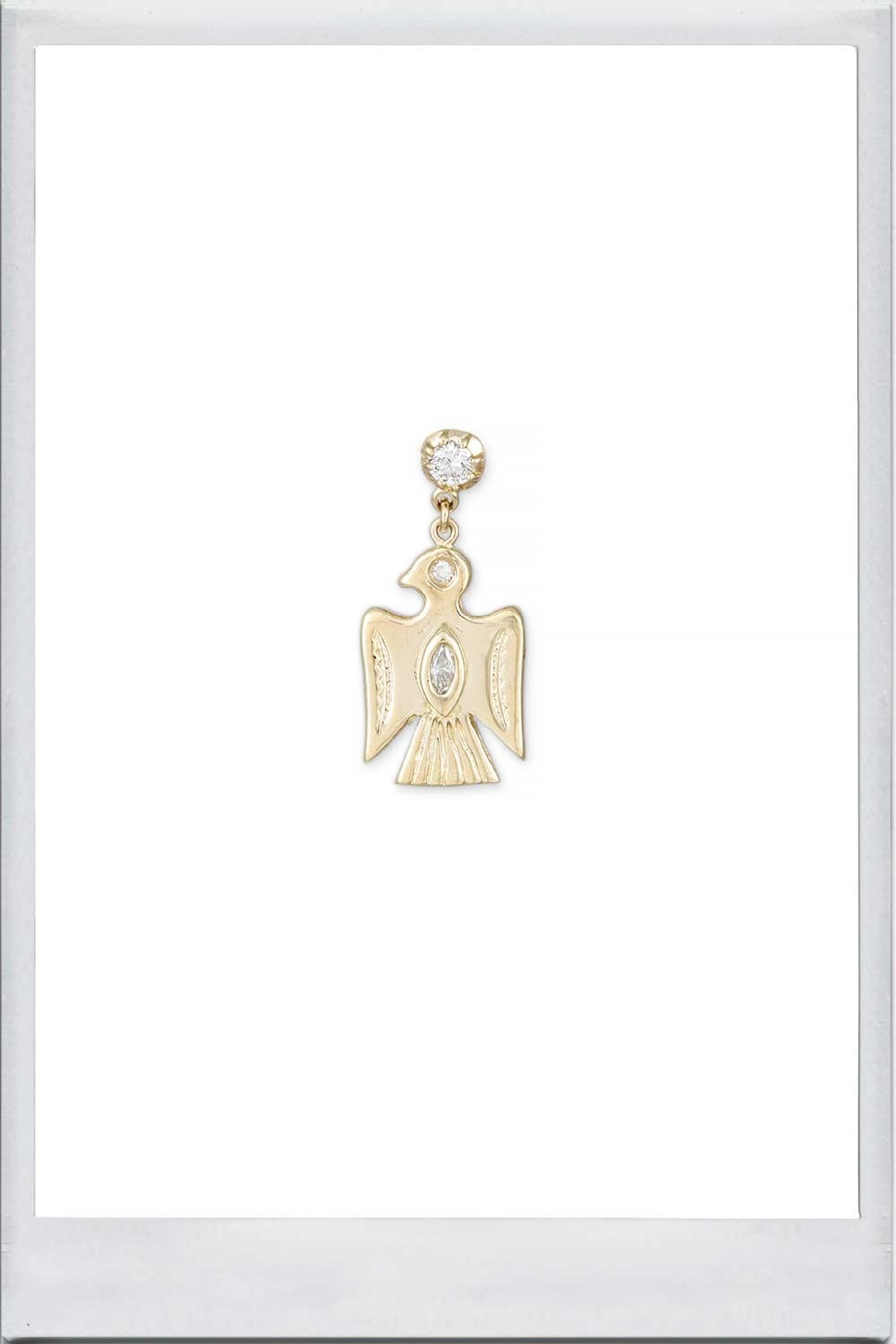 Boucle d'oreille Aigle